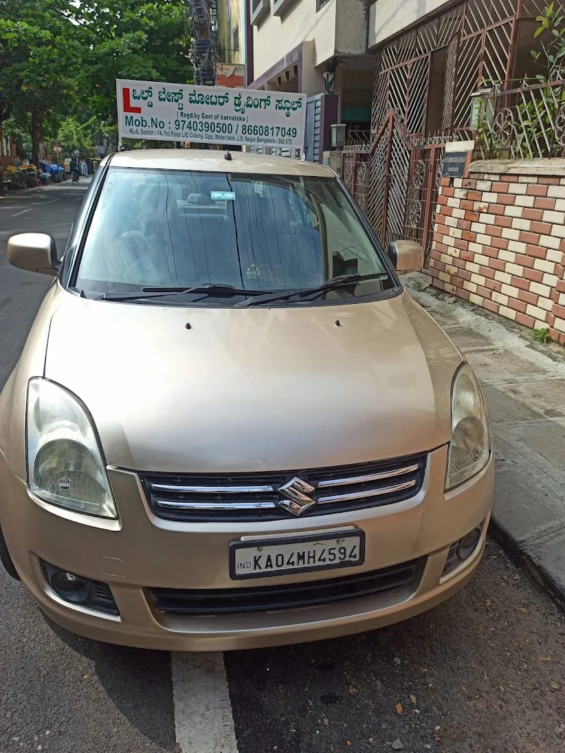 Interior of a dual-control training car