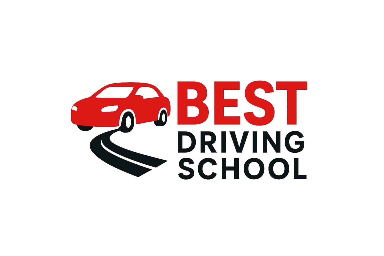 Best Driving School Logo Placeholder